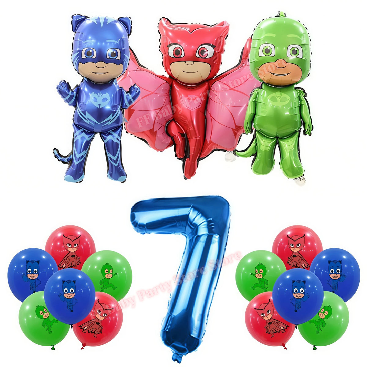Super Hero PJed Mask Birthday Party Decoration Kids Boys Party Favors Plate Cup Balloon Banner Baby Shower Event Supplies Gifts