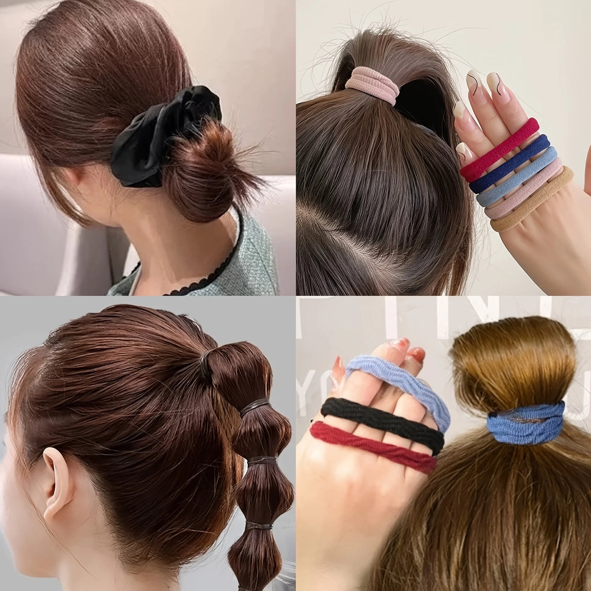 1109pcs Women Dark Hair Accessories Set