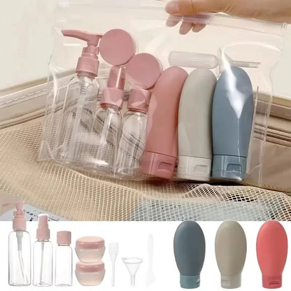 11Pcs Travel Toiletries Containers Set