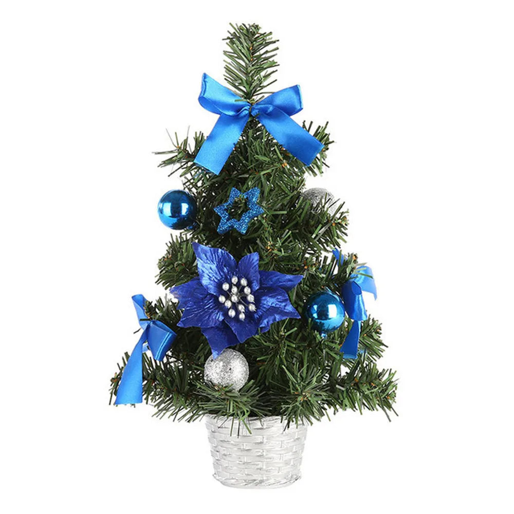 Artificial Tabletop Mini Christmas Tree Tabletop Decorations Festival Winter Holiday Miniature Decor for Christmas Décor 30cm