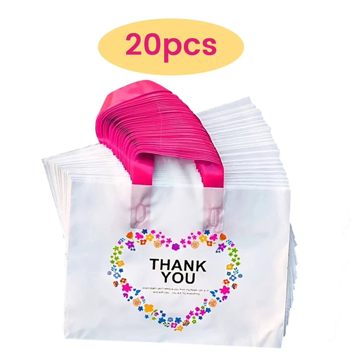 50/20pcs Gift Tote Bags - Reusable, Christmas Halloween, Store Retail, Clothes, Gifts, Shopping, Boutique, Cosmetics