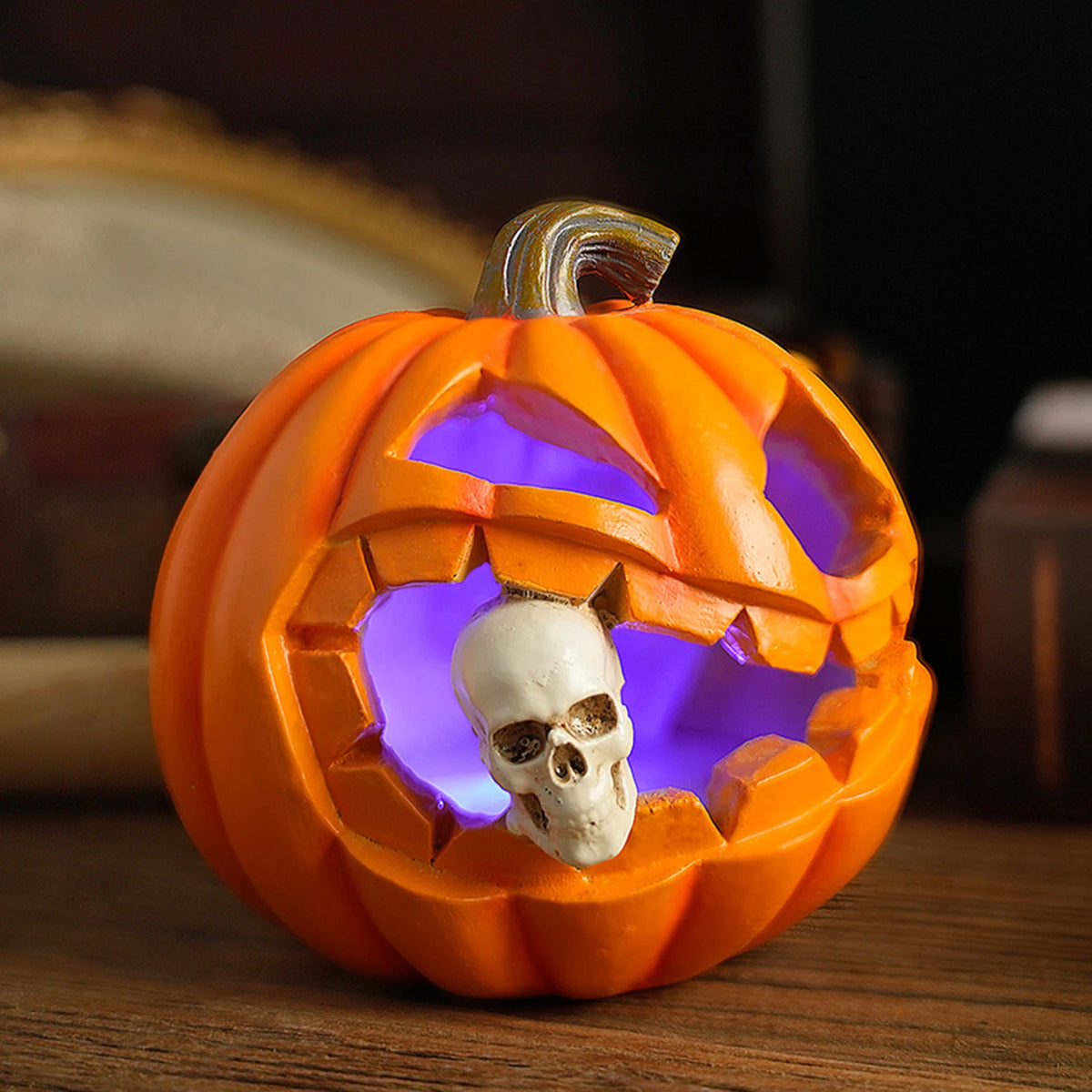 Ghost Pumpkin Lantern Decor Pumpkin