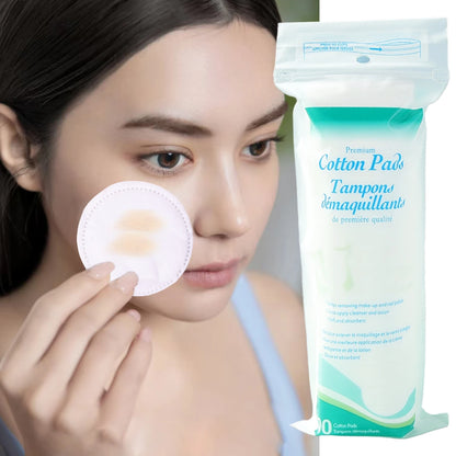 Disposable Soft Circular Makeup Remover Pads Doubles Sided