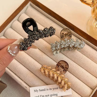Glitter Shiny Small Grab Clip Women