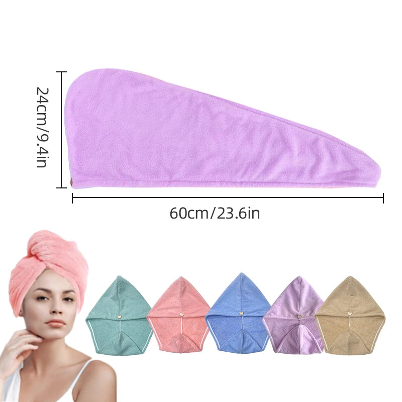 Microfiber Hair Towel Wrap for Women