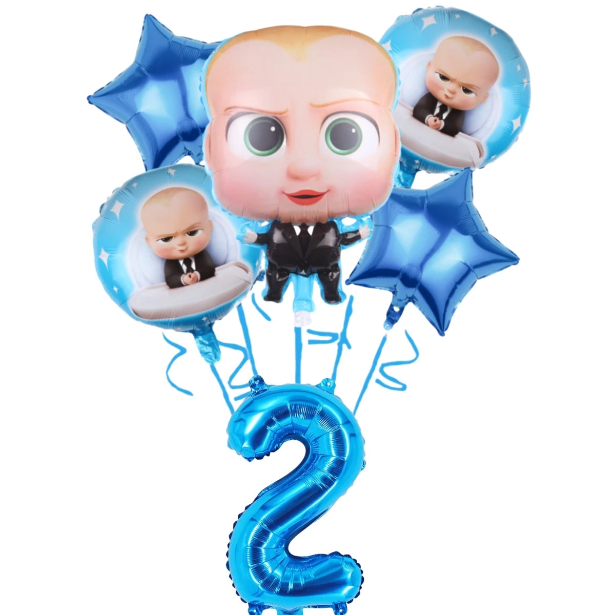 Bossed Baby Birthday Party Decoration Tableware Plates Cups Napkins Hat Balloon Baby Shower Kids Party Favors Party Supplies Kit
