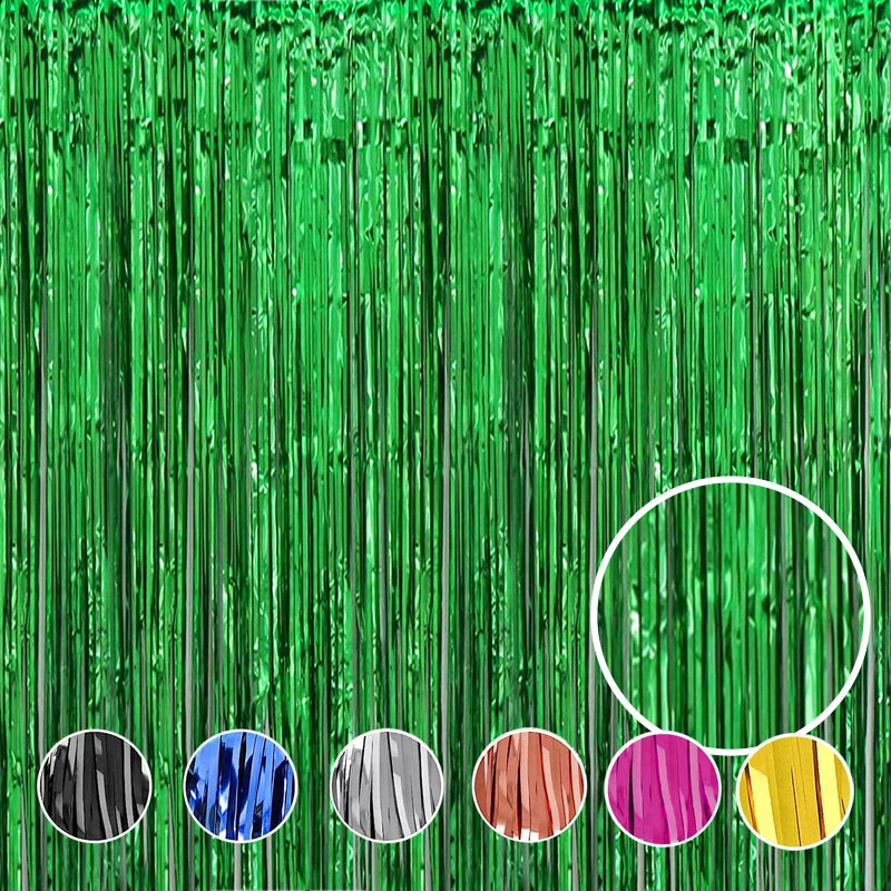 1m*2m Rain curtain party decoration Mother's Day birthday wedding bachelor party graduation merry Christmas backdrop curtain