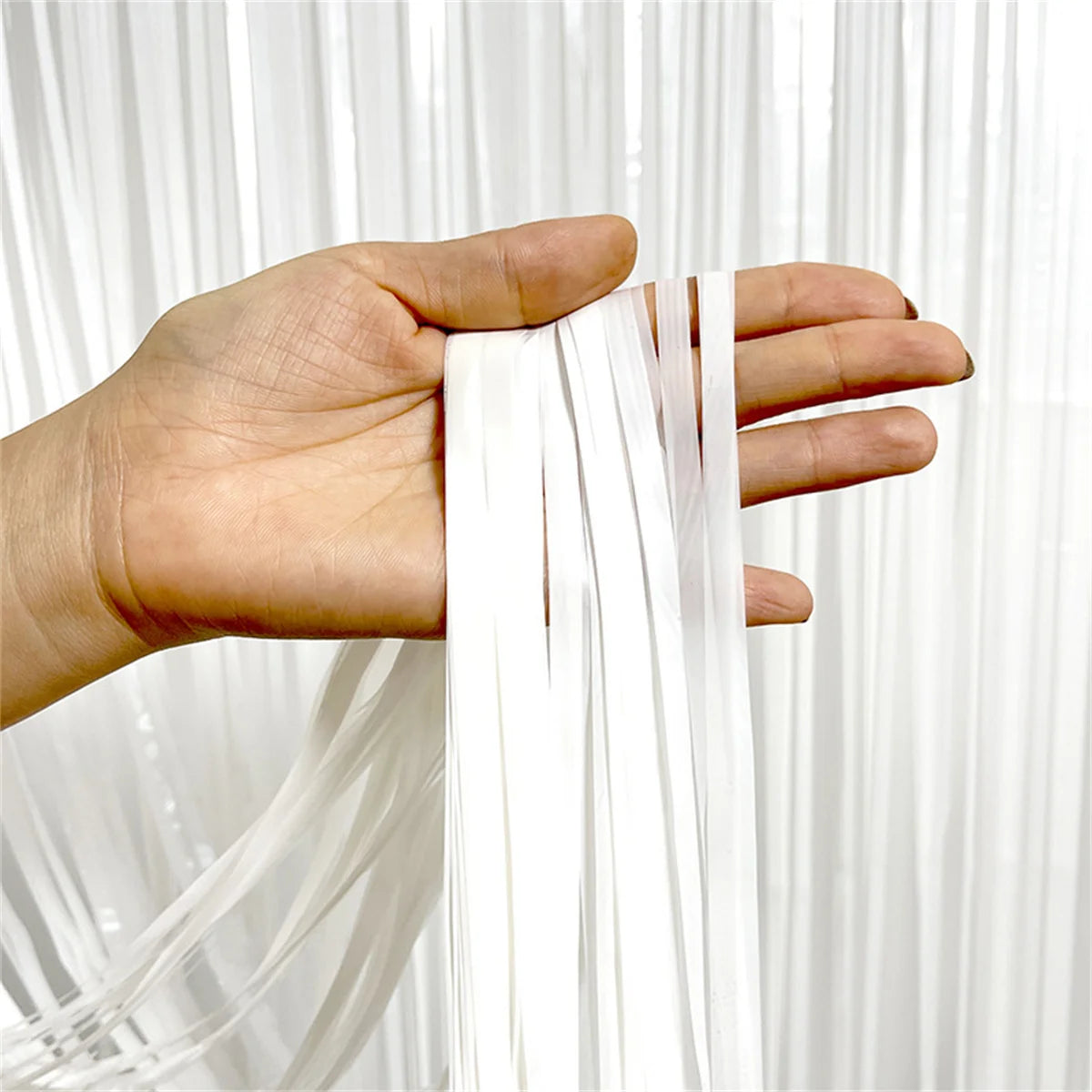 1m*2m Rain curtain party decoration Mother's Day birthday wedding bachelor party graduation merry Christmas backdrop curtain
