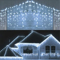 Christmas Lights Curtain String Light Waterfall Outdoor Decoration 5M Droop 0.4-0.6m Fairy Led Lights for Garden Party Holiday