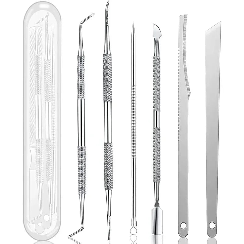3/6Pcs Cuticle pushers, pedicure care tool, pedicure file, hard and hard skin remover, foot care tool, new beauty health tools