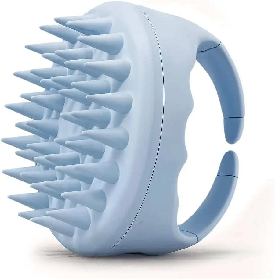 Hair Scalp Massager Shampoo Brush  Scalp Exfoliator for Dandruff Removal for Hair Growth Wet Dry Scalp Exfoliator Brush