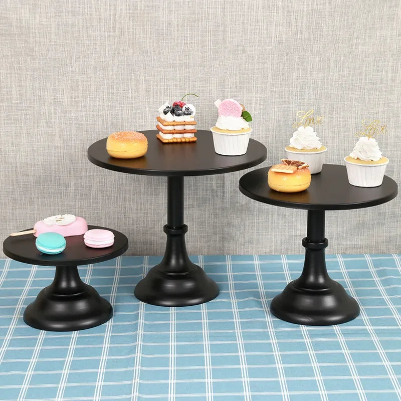 Wrought Iron Cake Stand Home Party Dessert Display Stand Wedding Decoration Birthday Cake Tray Afternoon Tea Fruit Dessert Tray