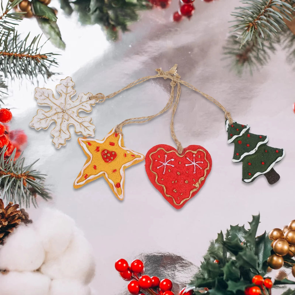 2025 Christmas Tree Decorations Christmas Resin Pendant Ornaments Home Decor DIY Kids Toys Gifts DIY Handmade Jewelry