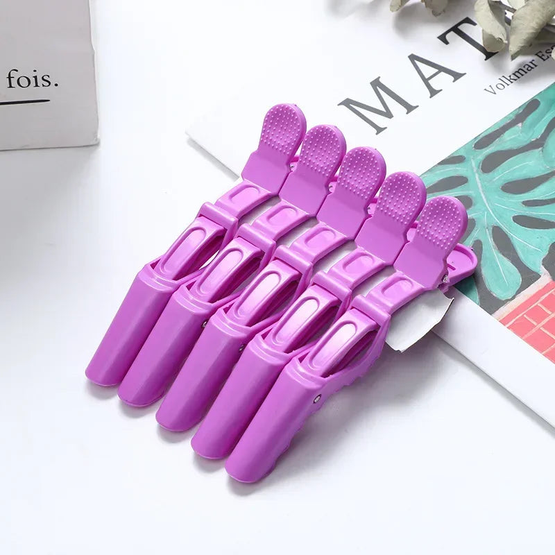 5PCS Alligator Hair Clip Hairdressing Clamps