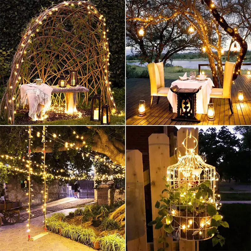 LED Solar Light Outdoor Garden Fairy String Light Led 6m/12m/23m/33m