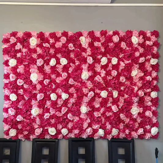 Artificial Flower Walls for Wedding Decoration BabyShow Decor Flowers Panel Christmas Home Backdrop Decor Flores Artificiales