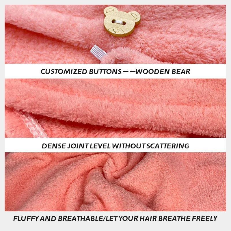 Microfiber Hair Towel Wrap for Women