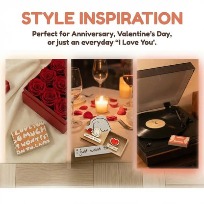 New 1Pcs Romantic "I Love You" Message Gift Handmade Love Box Card For Valentine's Day Anniversary Wedding Surprise For Her/Him