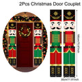 Merry Christmas Door Banner Decoration 2025 Christmas Decor for Home Xmas Hanging Ornaments Navidad Noel Gifts New Year 2026