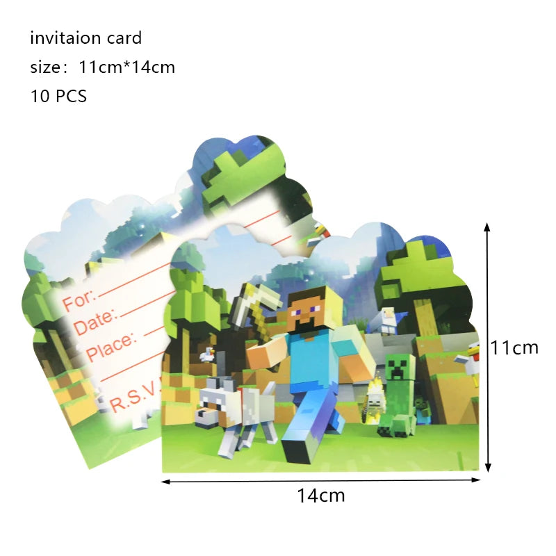Cartoon Birthday Party Decoration Customizable Birthday New Set Latex Balloon For Event Supplies Tablecloth Banner Backdrop