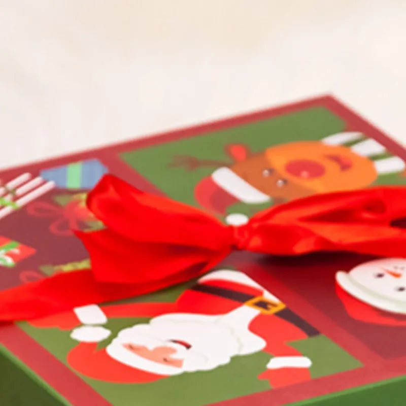 Christmas Gift Boxes Packing Gift Merry Christmas Decorative Carton For Xmas Home Party Decor New Year Candy Box Case
