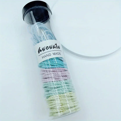 100pcs Seamless Hair Rings Elastic Hair Ties