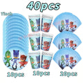 Super Hero PJed Mask Birthday Party Decoration Kids Boys Party Favors Plate Cup Balloon Banner Baby Shower Event Supplies Gifts