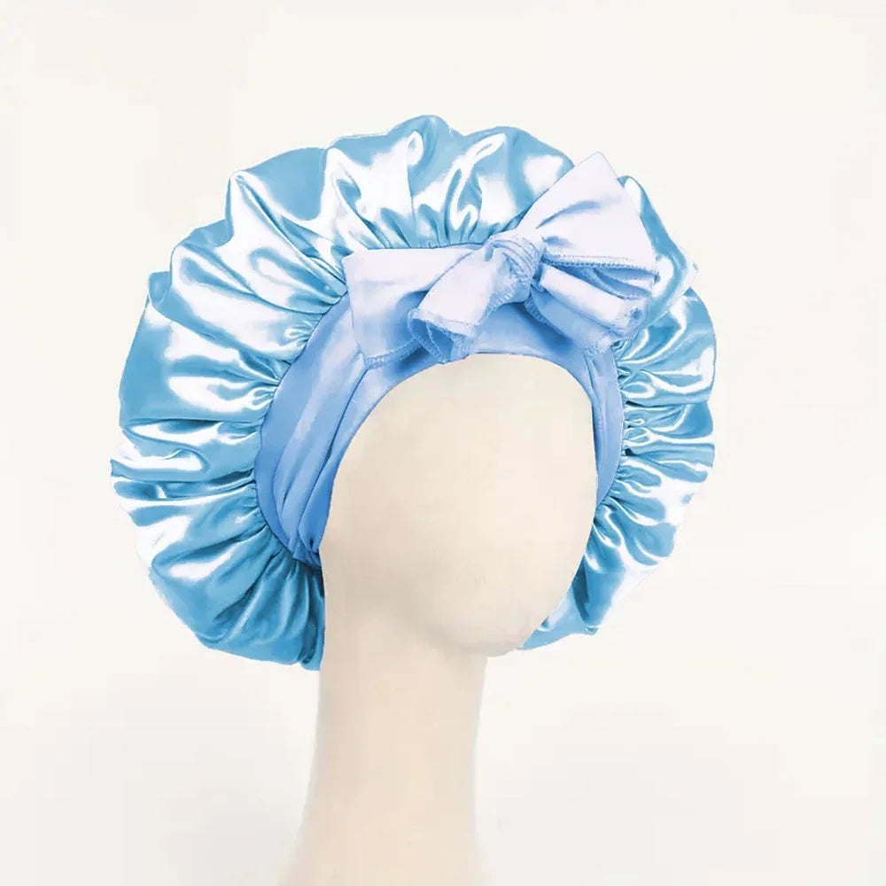 Satin Bonnet Silk Bonnet Adjustable For Sleeping