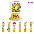 Topper Pokemon Cake Birthday Pokemon Decoration Cake Topper Pikachu Cupcake Topper Baby Shower Baking DIY Supplies Party Favors