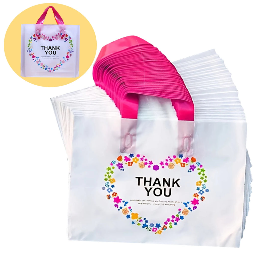 50/20pcs Gift Tote Bags - Reusable, Christmas Halloween, Store Retail, Clothes, Gifts, Shopping, Boutique, Cosmetics