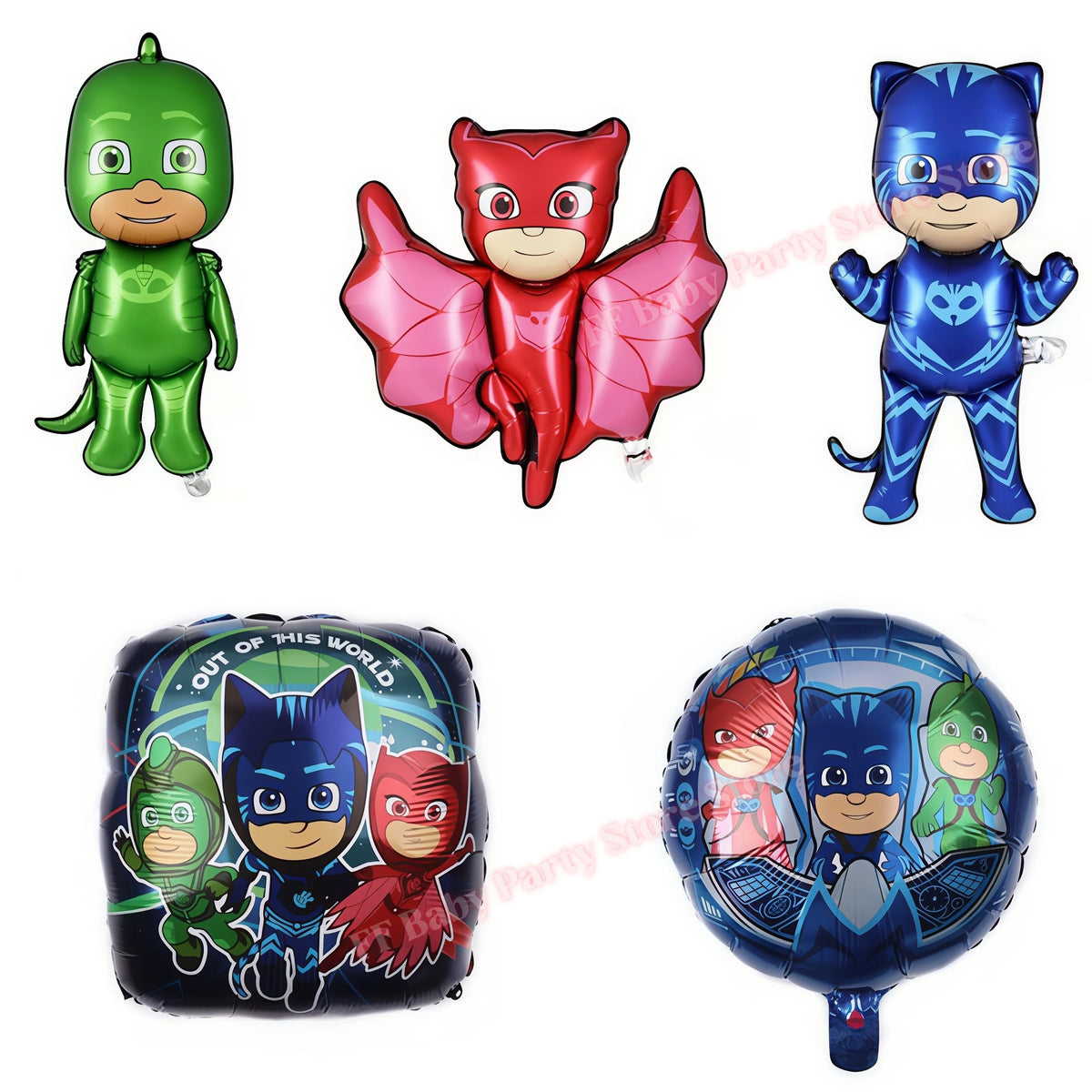 Super Hero PJed Mask Birthday Party Decoration Kids Boys Party Favors Plate Cup Balloon Banner Baby Shower Event Supplies Gifts