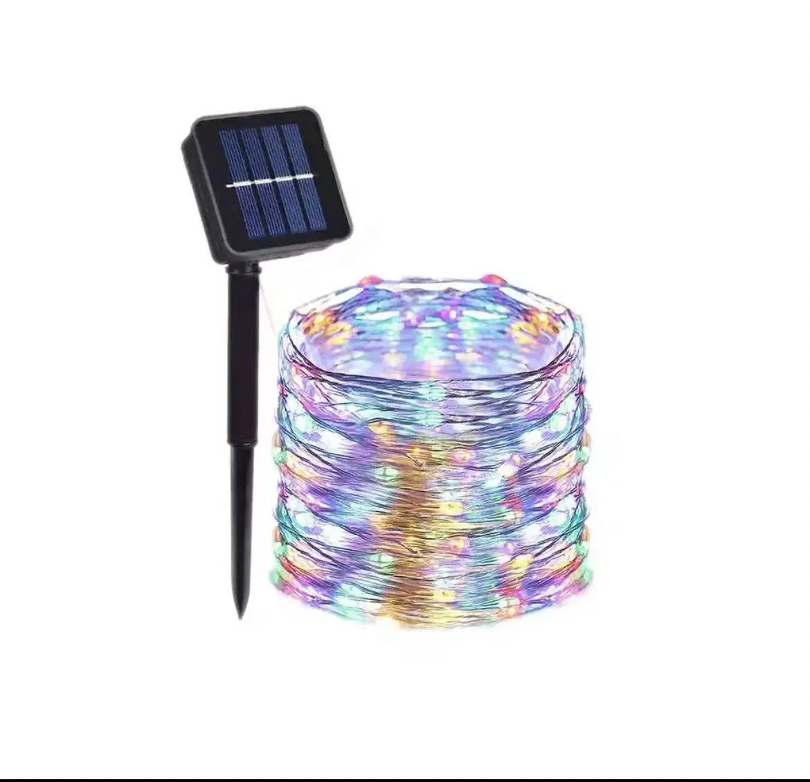1 2 3 4 5Packs Solar Led Fairy Light Outdoor Christmas Lights 8Modes Copper Wire Lights Waterproof Garden Tree Patio Decor