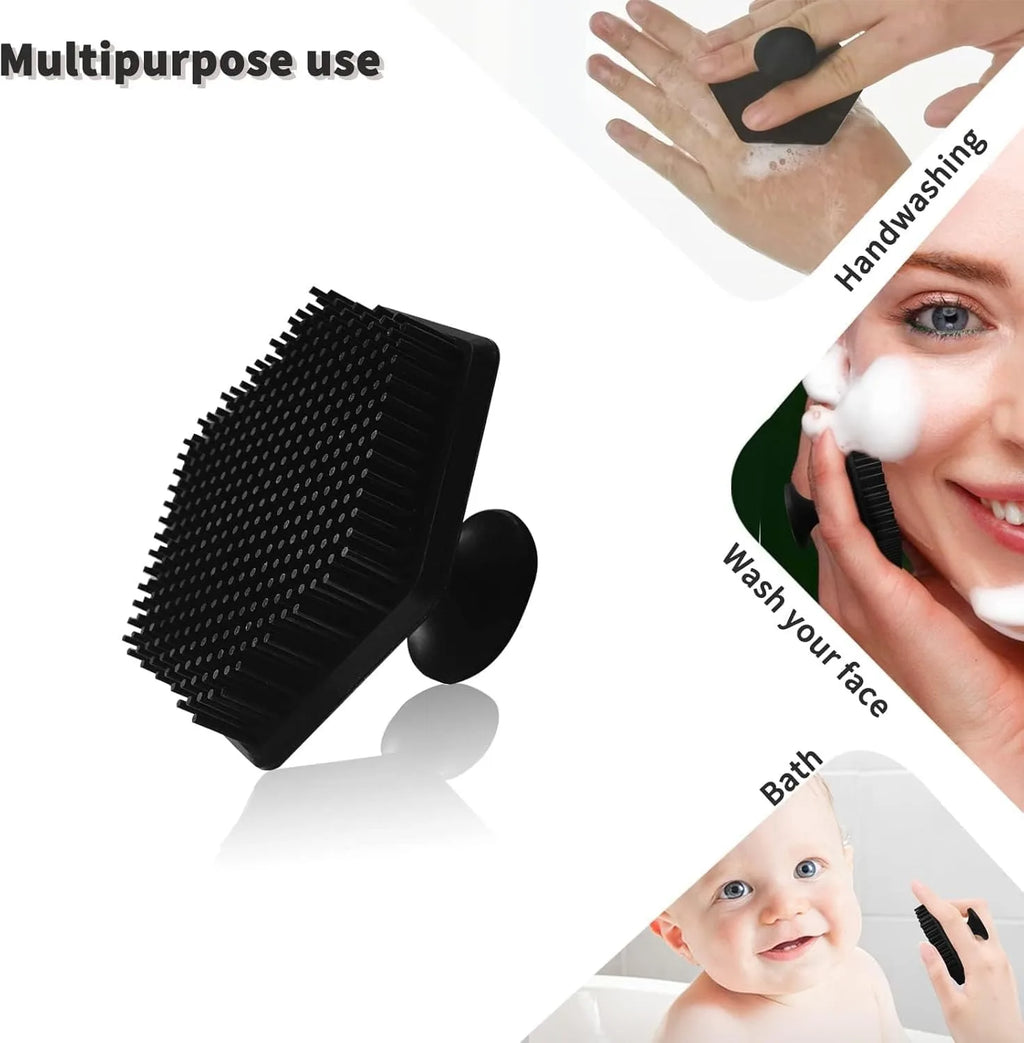 1 Silicone Facial Cleaning Brush Scrubber Silicone Miniature Face Deep Clean Shave Massage Face Scrub Brush Face Cleaner For Men