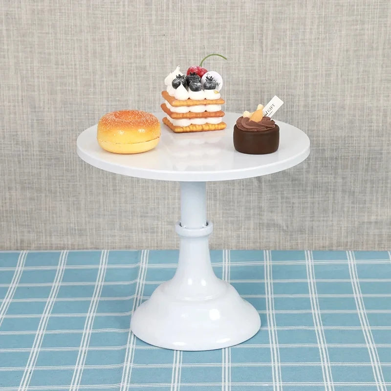 Wrought Iron Cake Stand Home Party Dessert Display Stand Wedding Decoration Birthday Cake Tray Afternoon Tea Fruit Dessert Tray