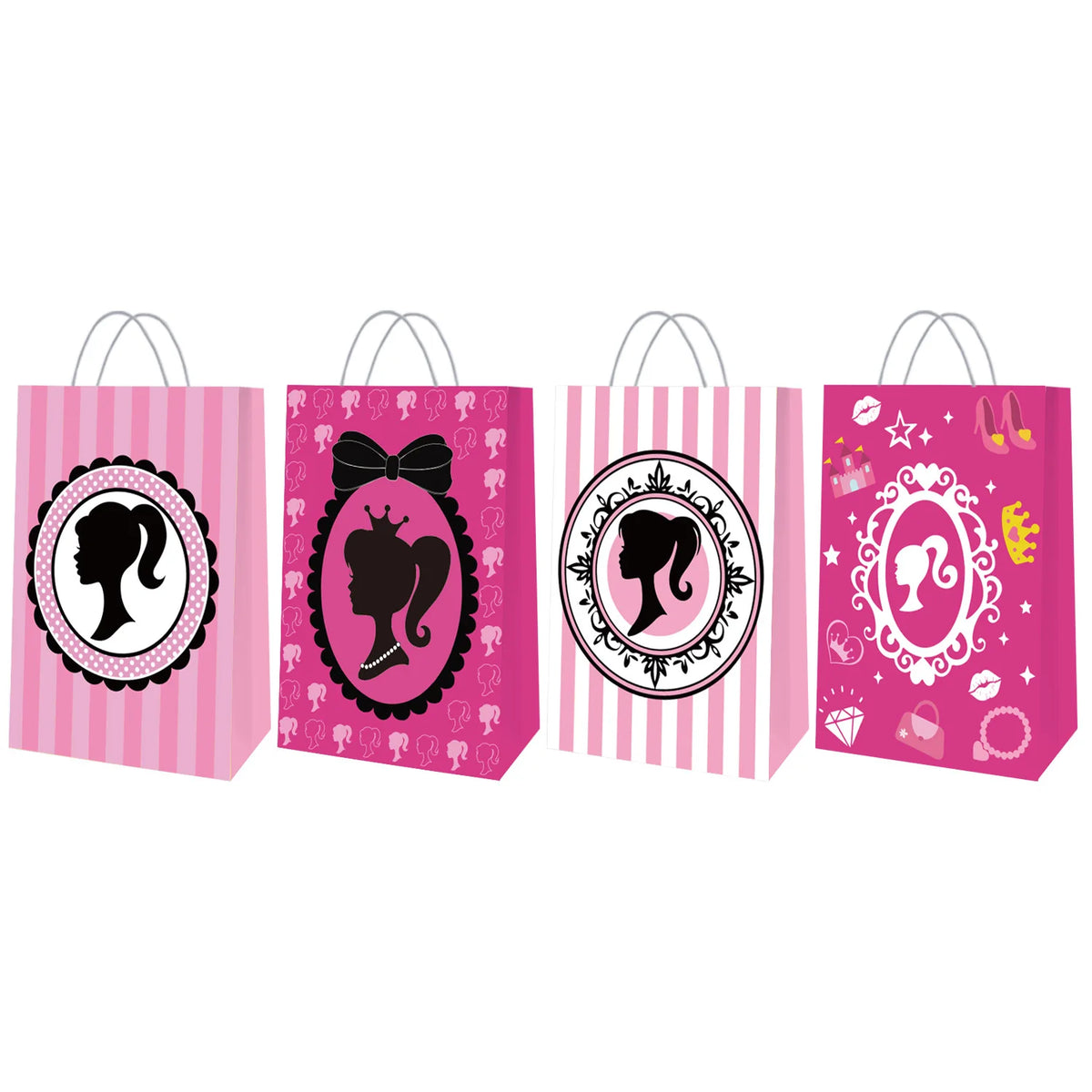 New Princess Birthday Party Decoration Tableware Pink Princess Theme Plates Cups Napkins Ballon Girl Birthday Party Supplies kit