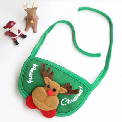 Pet Christmas Bib & Hat Set
