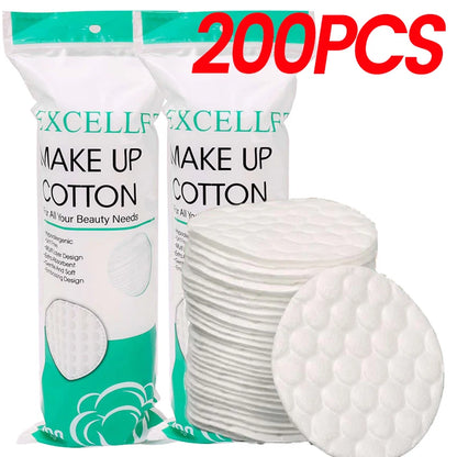 Disposable Soft Circular Makeup Remover Pads Doubles Sided