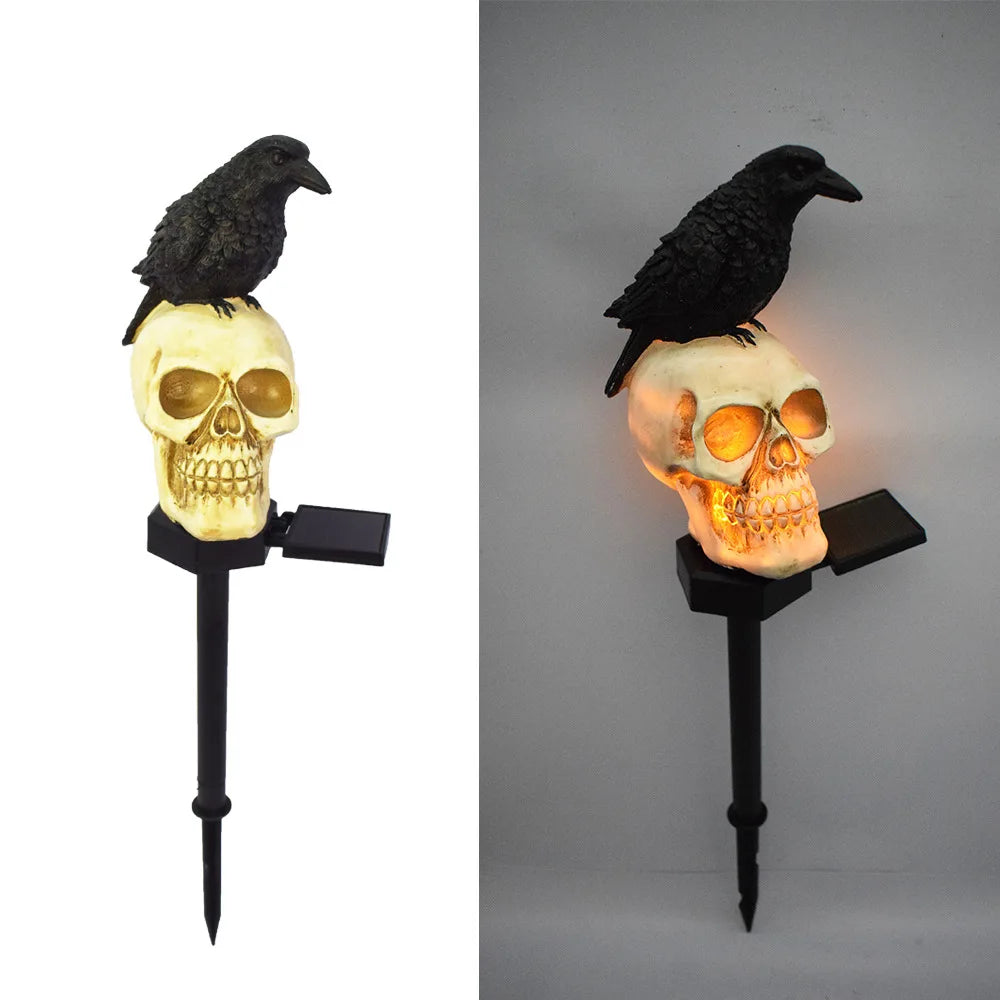 Outdoor Light Skeleton Ghost Horror Grimace