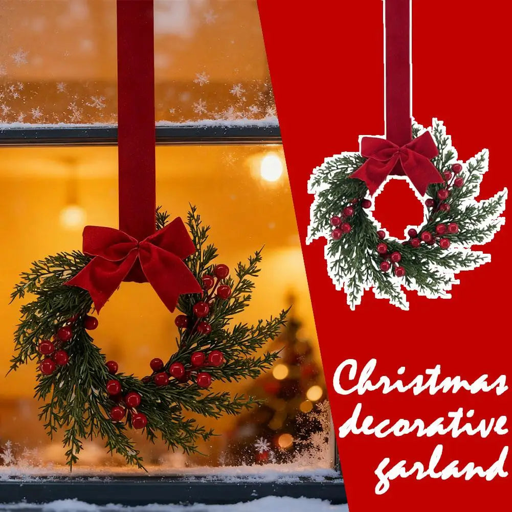 Norfolk Pine Simulation Christmas Wreath