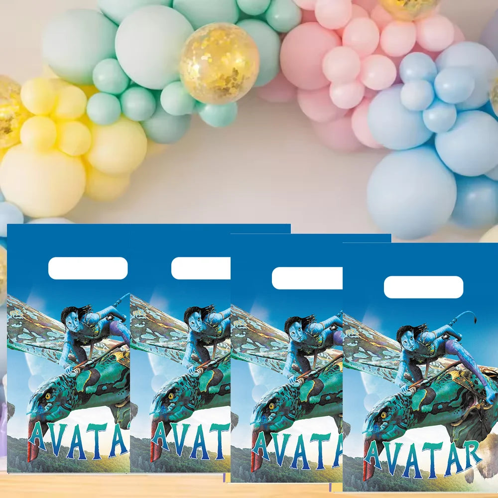Happy Birthday Party Decor Gift Bags Science Fiction Film Avatar Thanks Gift Packing Baby Shower Party Supplies Kids Candy Box