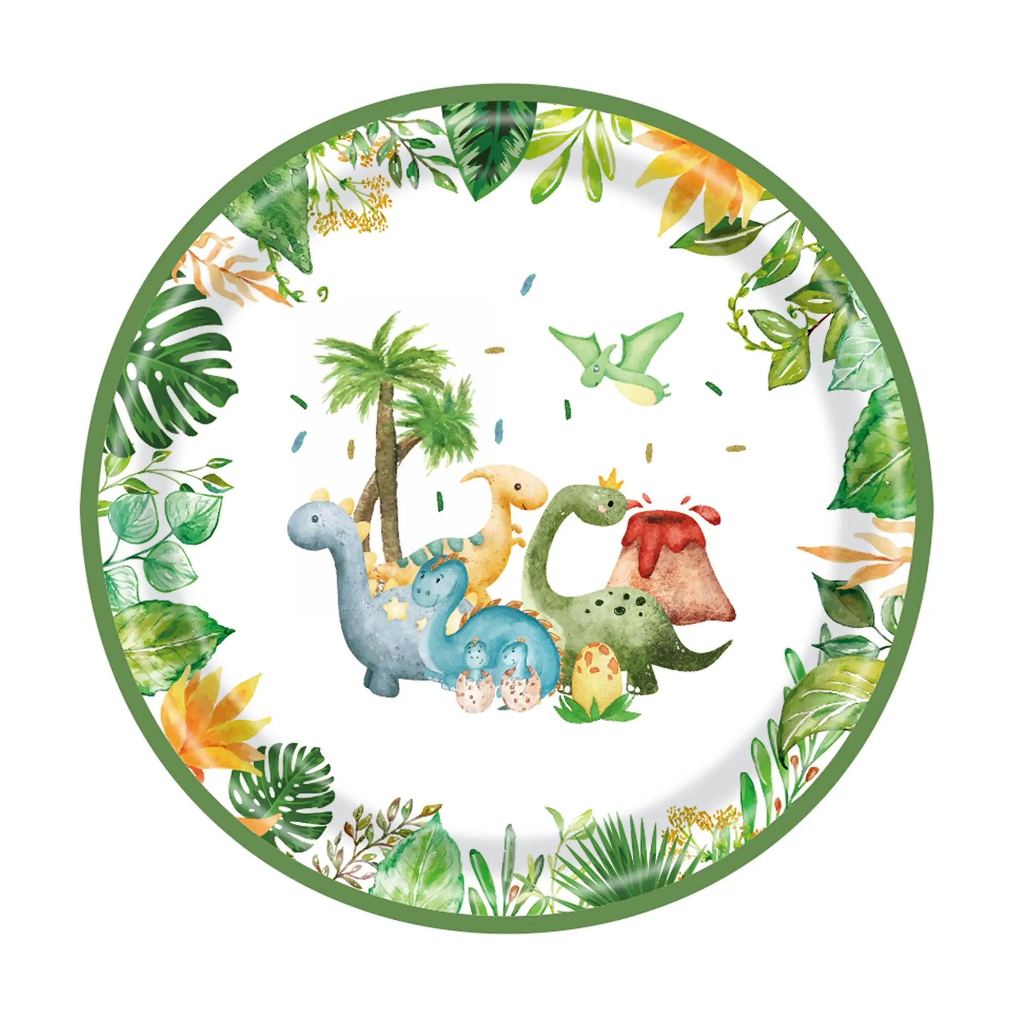 Dinosaur Theme Birthday Decoration Tableware Cup Plate Napkin Backdrop Balloons Banner Paper Bag Kids Gifts Party Decor Supplies