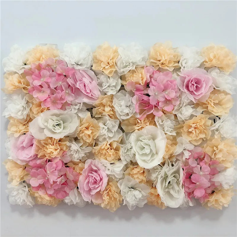Artificial Flower Walls for Wedding Decoration BabyShow Decor Flowers Panel Christmas Home Backdrop Decor Flores Artificiales