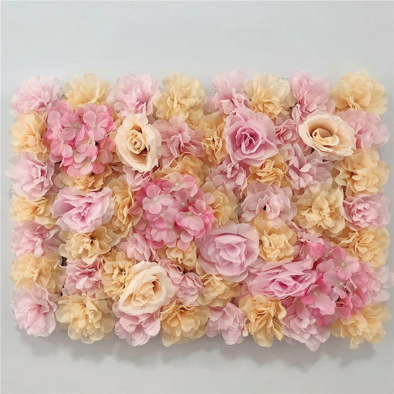 Artificial Flower Walls for Wedding Decoration BabyShow Decor Flowers Panel Christmas Home Backdrop Decor Flores Artificiales