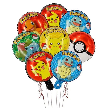Giant PokeMons Theme Foil Balloons Birthday Party Decoration for Kids Birthday Party Gift Favors photo booth Baby Shower Balloon