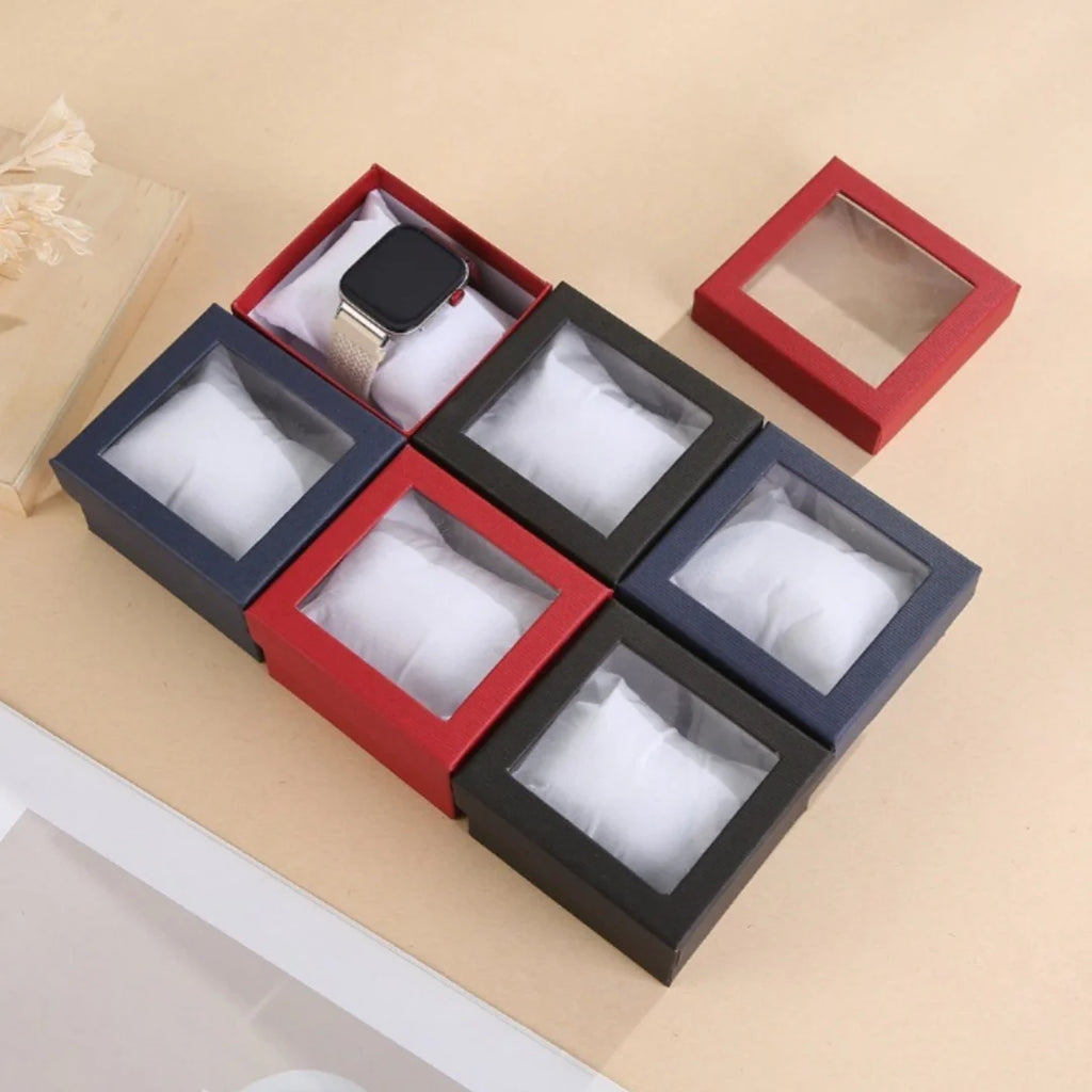 Gift Packaging Box Elegant Jewelry Storage Box Paper Bracelet Case High-Quality Display Watch Boxes For Special Occasion Wedding