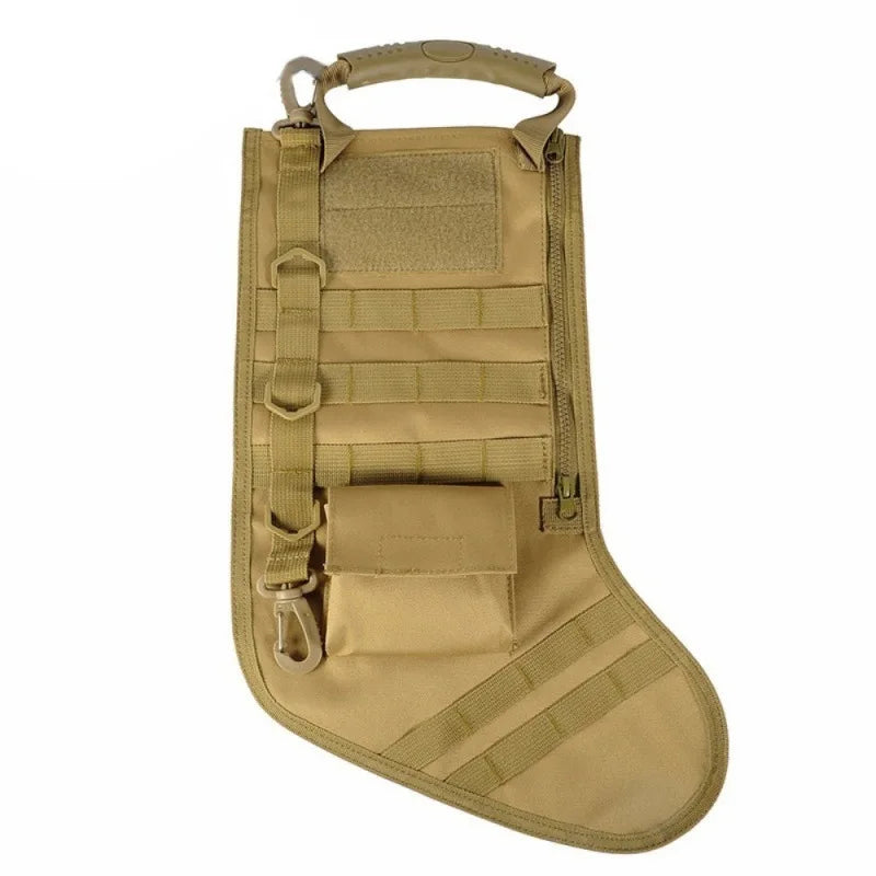 Tactical Molle Christmas Stocking Bag EDC Christmas Stocking Pendant Multi-Functional Tool Storage Bag Sports Hunting Accessory