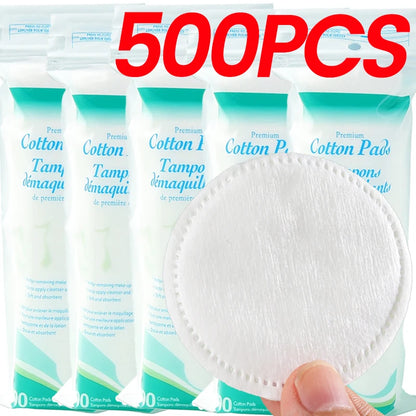 Disposable Soft Circular Makeup Remover Pads Doubles Sided