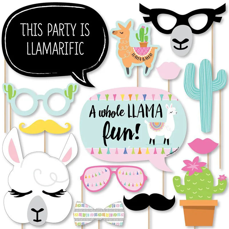 Wedding Photography Props Funny Selfies Mustache Glasses Team Bride Groom Photo Booth Props Bridal Shower DIY Wedding Decoration
