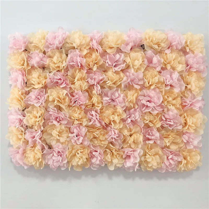 Artificial Flower Walls for Wedding Decoration BabyShow Decor Flowers Panel Christmas Home Backdrop Decor Flores Artificiales