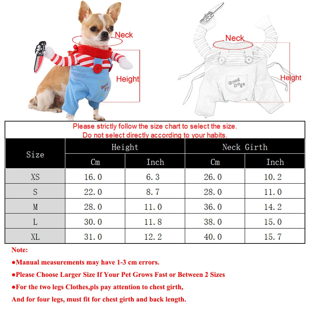 Funny Dog Clothes for Small Medium Dogs Cats